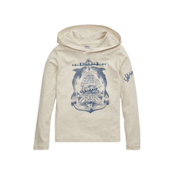 Cotton Jersey Hooded Tee Boys 6-14 Years 1