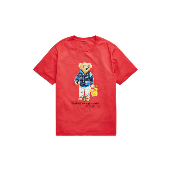 Beach Bear Cotton Tee Boys 6-14 Years 1