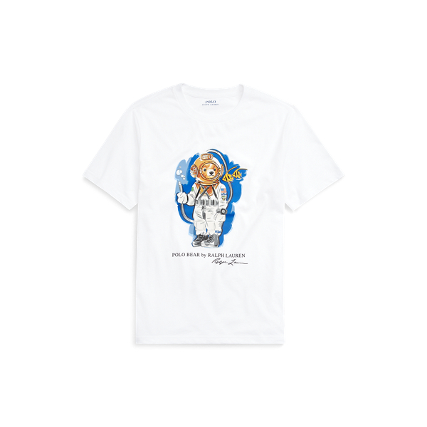 Diving Bear Cotton Jersey Tee Boys 6-14 Years 1