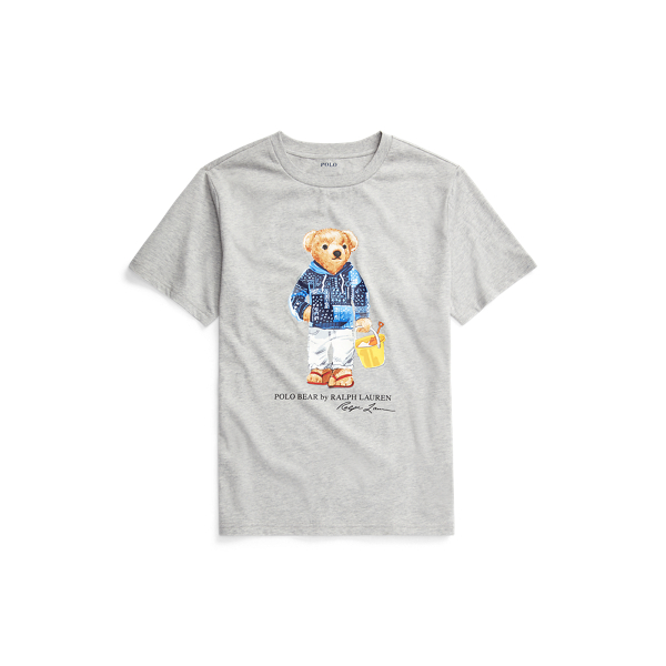 Beach Bear Cotton Tee Boys 6-14 Years 1