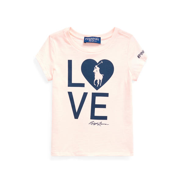 Pink Pony Live Love Tee Girls 1.5-6.5 Years 1