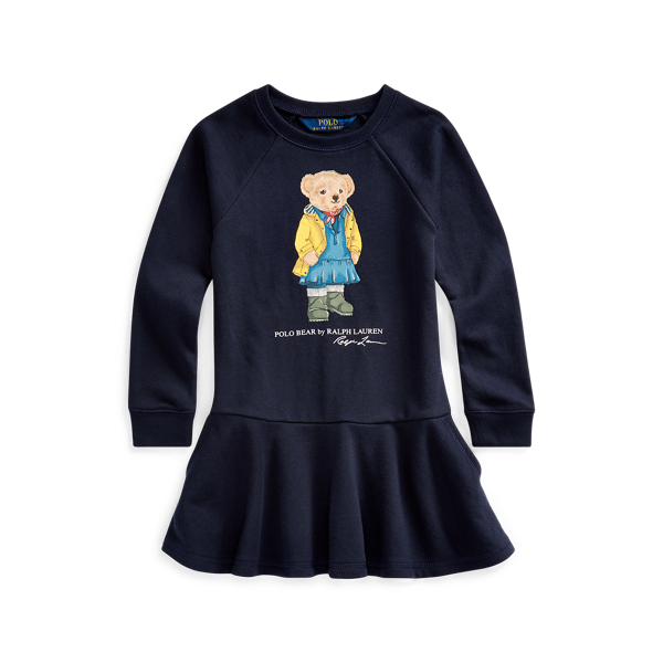 Terry-Kleid mit Raincoat Bear Girls 1.5-6.5 Years in 1