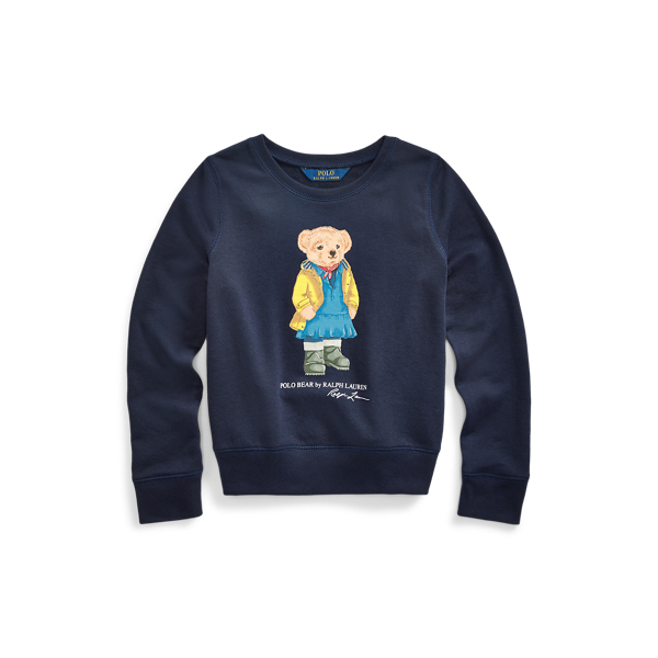 Raincoat Bear Terry Pullover Girls 7-14 Years 1