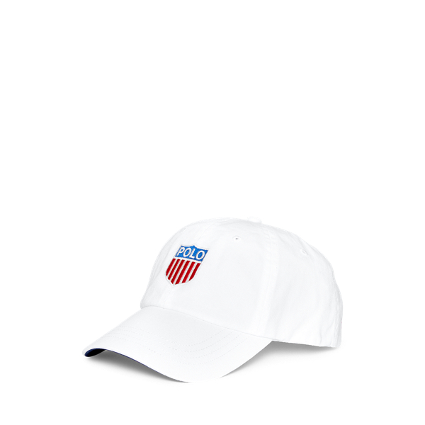 Gorra de sarga de algod&oacute;n con escudo