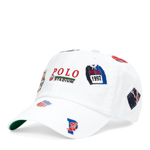 Gorra Stadium de tela de chino con parche