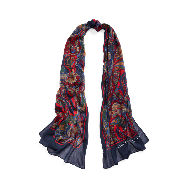 Miranda Paisley Oblong Scarf