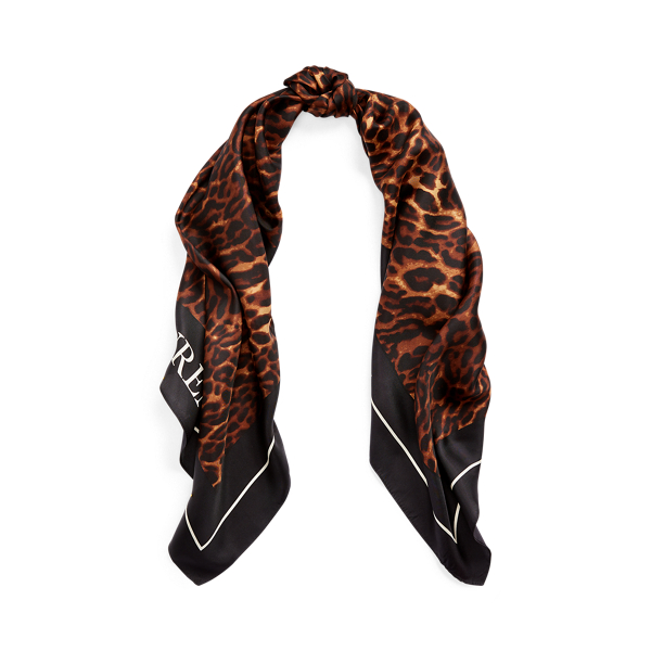 Annie Silk Square Scarf Lauren 1