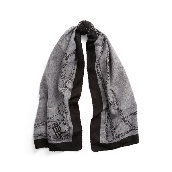 Equestrian Oblong Scarf Lauren em 1