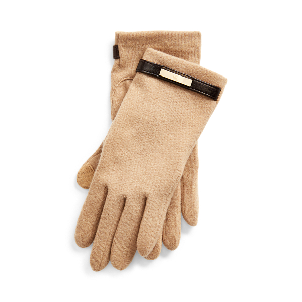 Wool-Blend Tech Gloves Lauren 1