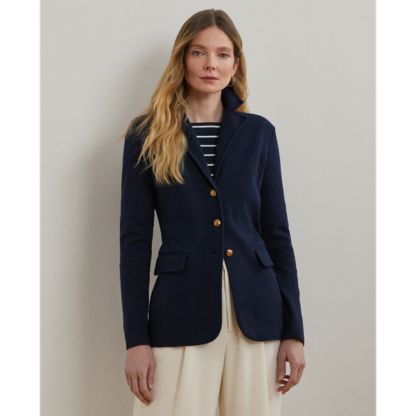 Ralph lauren blue blazer ladies online