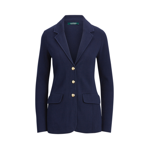 Ralph lauren women's navy blue blazer on sale