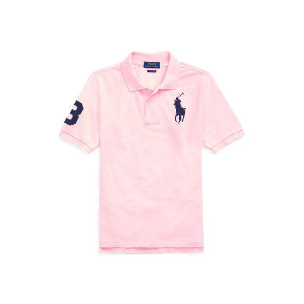 Big Pony Cotton Mesh Polo Shirt