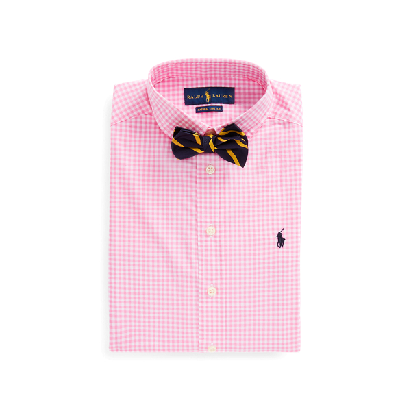 Ginganhemd aus Baumwollpopeline Boys 6-14 Years in Rosa multi 2