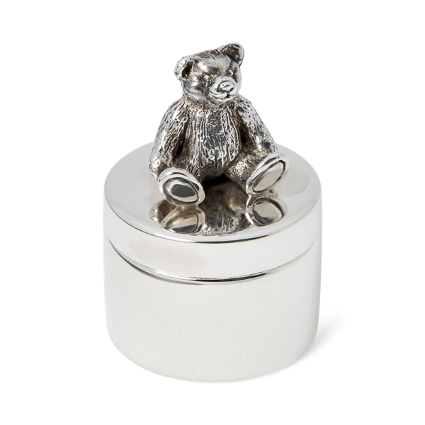 Bear Sterling Silver Tooth Box