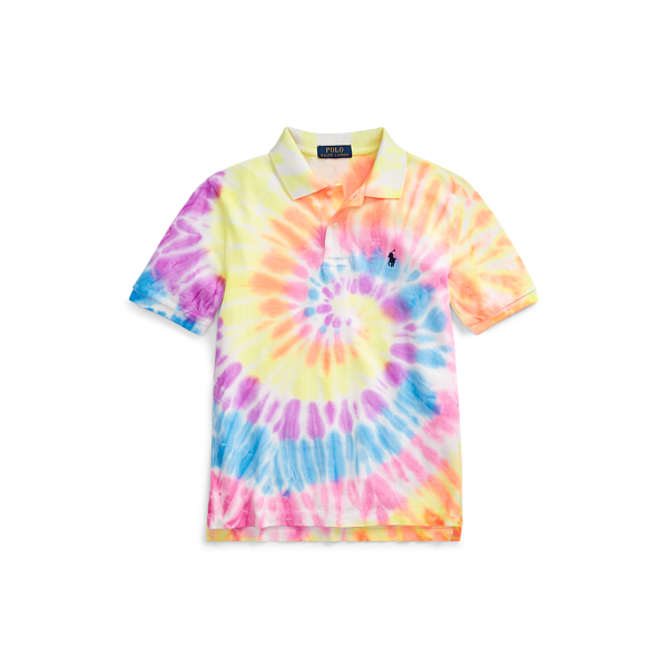 Polo en coton piqu&eacute; tie-dye Boys 6-14 Years en 1