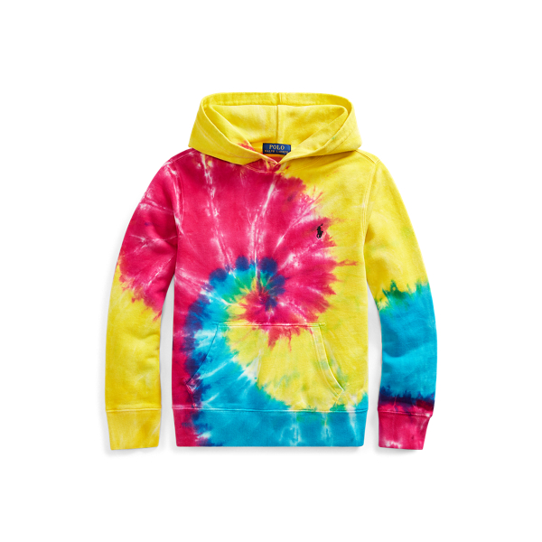 Sweat &agrave; capuche en coton &eacute;ponge tie-dye Boys 6-14 Years en 1