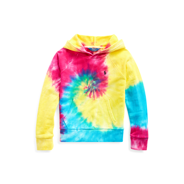 Sweat &agrave; capuche coton &eacute;ponge tie-dye Girls 7-14 Years en 1