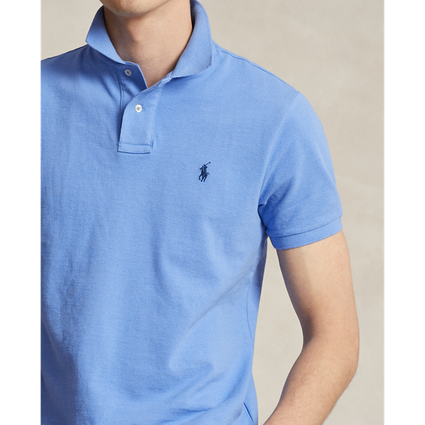 Das legendäre Piqué-Poloshirt Polo Ralph Lauren in Island Blue/Navy 6