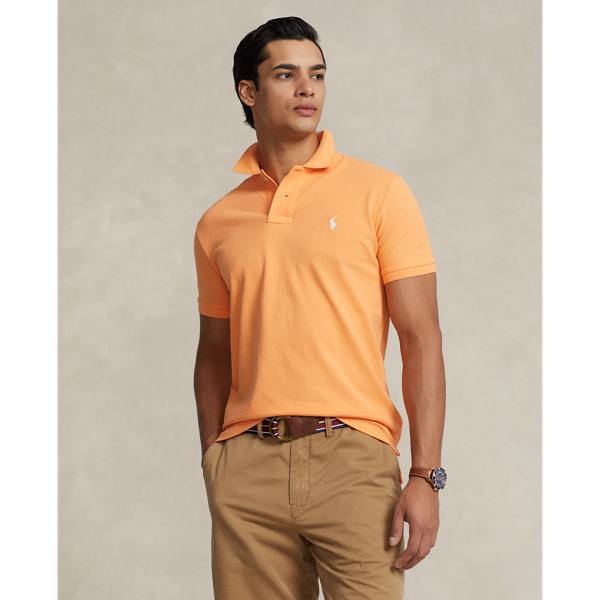 Men s Orange Polo Shirts Ralph Lauren DZ