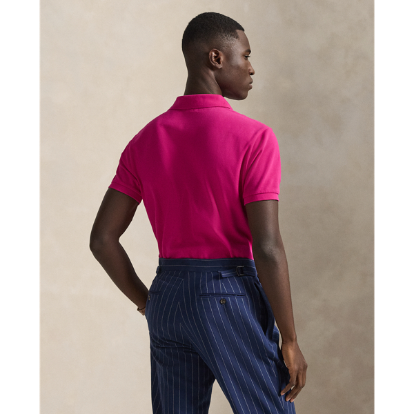 Pink Sky The Iconic Custom Slim Fit Mesh Polo Polo Ralph Lauren 5