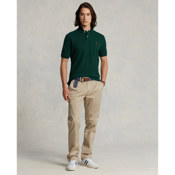 Custom Slim Fit Mesh Polo