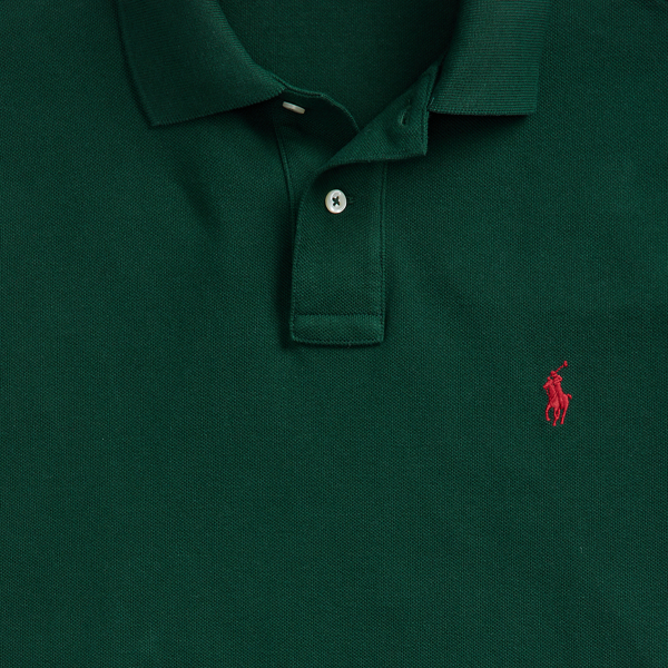 Custom Slim Fit Mesh Polo