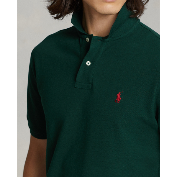 Custom Slim Fit Mesh Polo