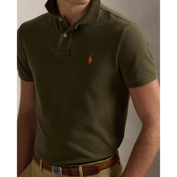 Das legendäre Piqué-Poloshirt Polo Ralph Lauren in Deckoliv 6