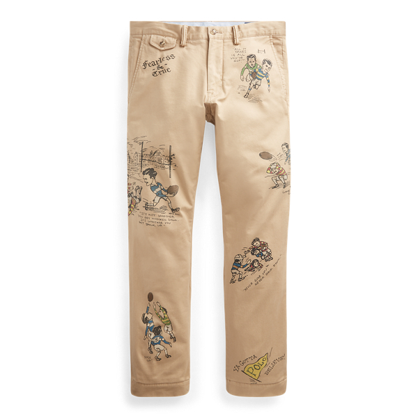 Stretch Slim Fit Graphic Chino for Men Ralph Lauren UK