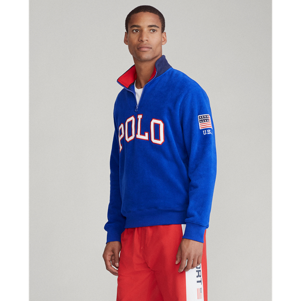 Active Royal Polo Half-Zip Sweatshirt Polo Ralph Lauren 4