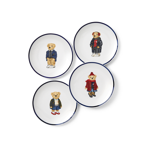 Polo Ralph Lauren Home Polo Bear Canape Plate Set 1