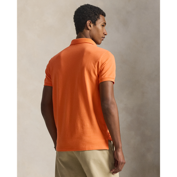 Das legend&auml;re Piqu&eacute;-Poloshirt Polo Ralph Lauren in Urlaubs-Orange/Blau 5