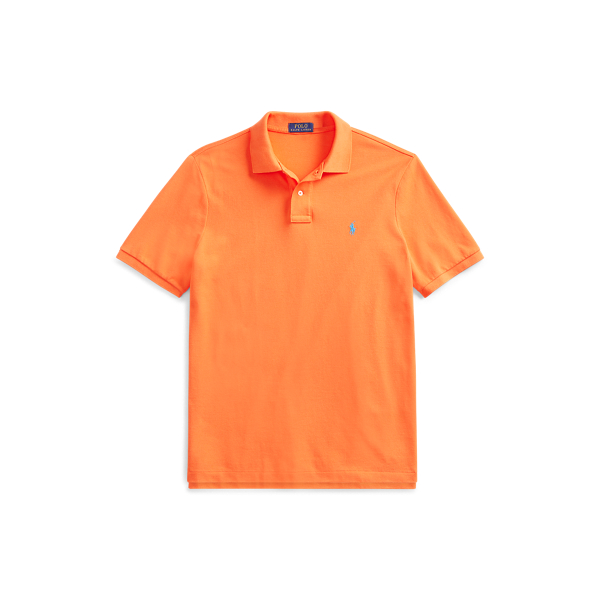 Das legend&auml;re Piqu&eacute;-Poloshirt Polo Ralph Lauren in Urlaubs-Orange/Blau 2