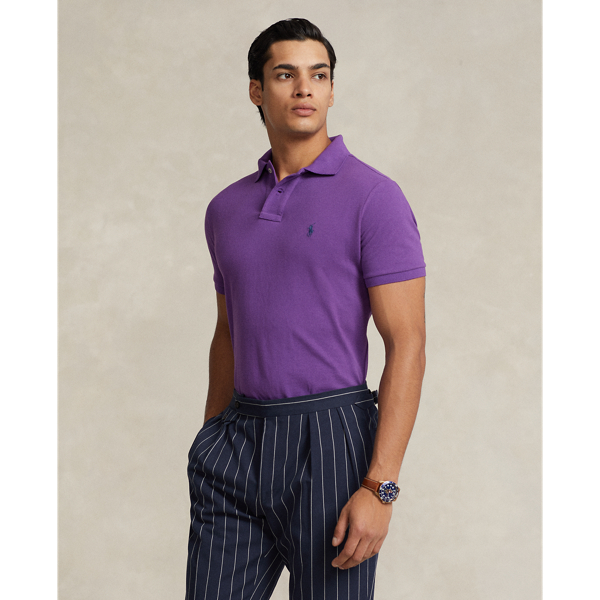 Mens purple polo best sale