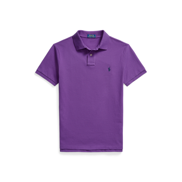 Das legend&auml;re Piqu&eacute;-Poloshirt Polo Ralph Lauren in Paloma-Lila/Navy 2
