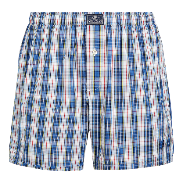 Morgan Plaid/ Navy Pp Plaid Cotton Boxer Polo Ralph Lauren 1