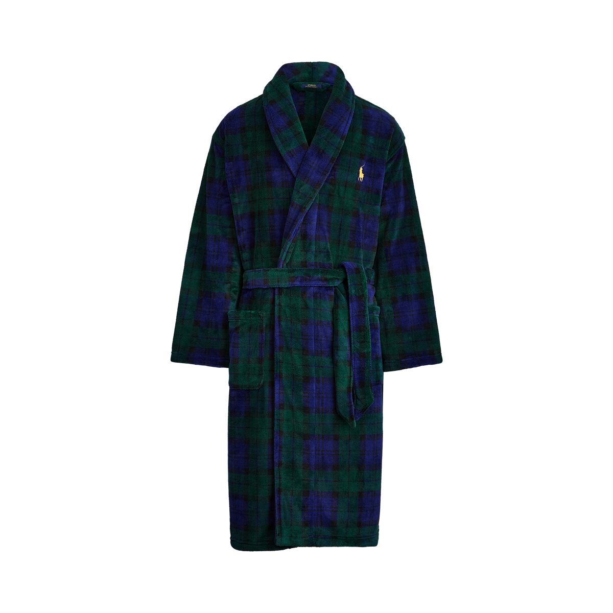 Tartan Plush Microfiber Robe Ralph Lauren