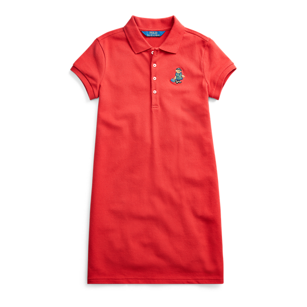 Tartan Bear Polo Dress Girls 7-16 1