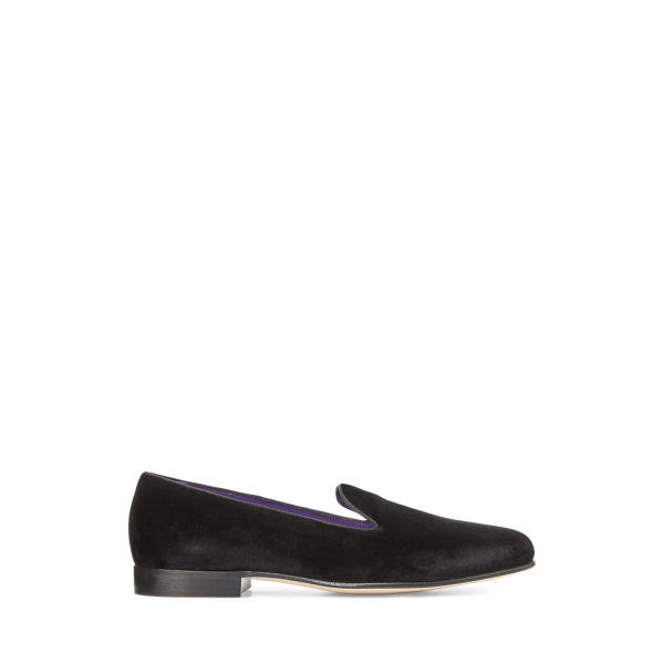 Black Alonzo Velvet Slipper Purple Label 1