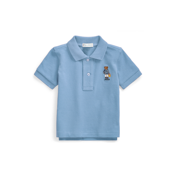 Polo de piqu&eacute; de algod&oacute;n con Polo Bear playero Baby Boy en 1
