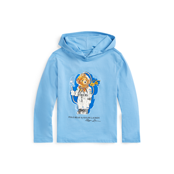 Maglietta con cappuccio Diving Bear Boys 6-14 Years in 1