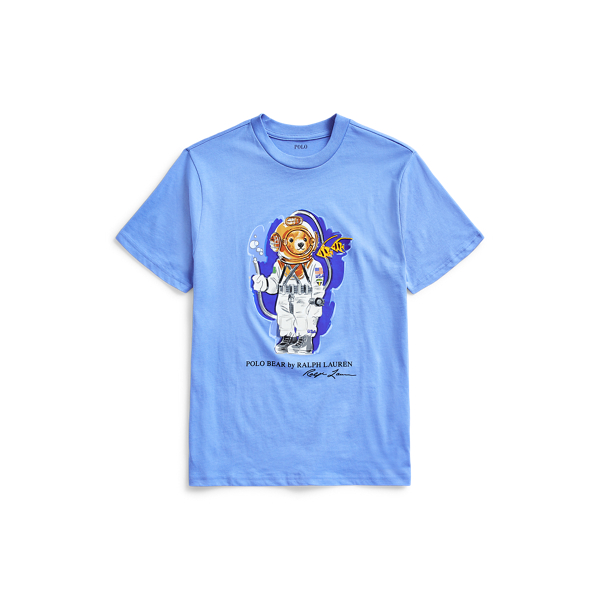 Diving Bear Cotton Jersey Tee Boys 6-14 Years 1