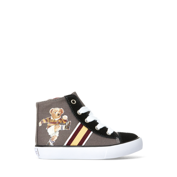 Bear Canvas High-Top Trainer Boys 1.5-6 Years 1