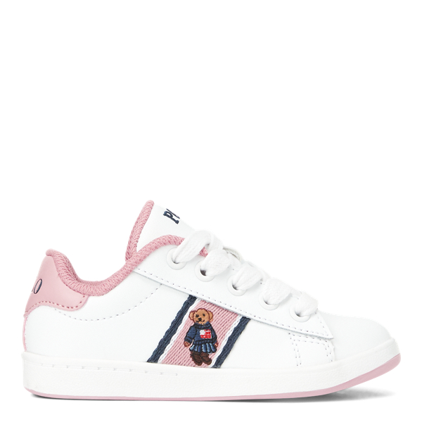 Quilton Bear Leather Trainer Girls 1.5-6.5 Years 1