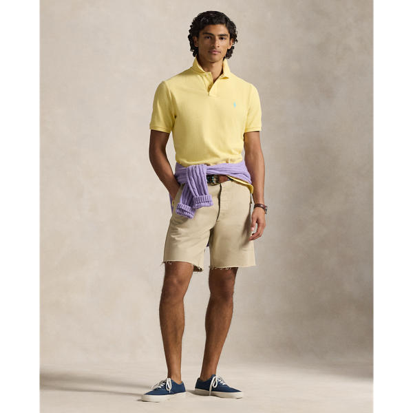 Corn Yellow The Iconic Classic Fit Mesh Polo Polo Ralph Lauren 4
