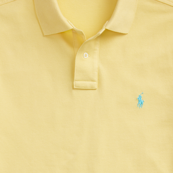 Corn Yellow The Iconic Classic Fit Mesh Polo Polo Ralph Lauren 8