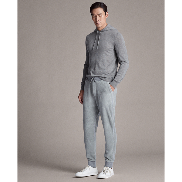 Light Gret Fleece Jogger Purple Label 4