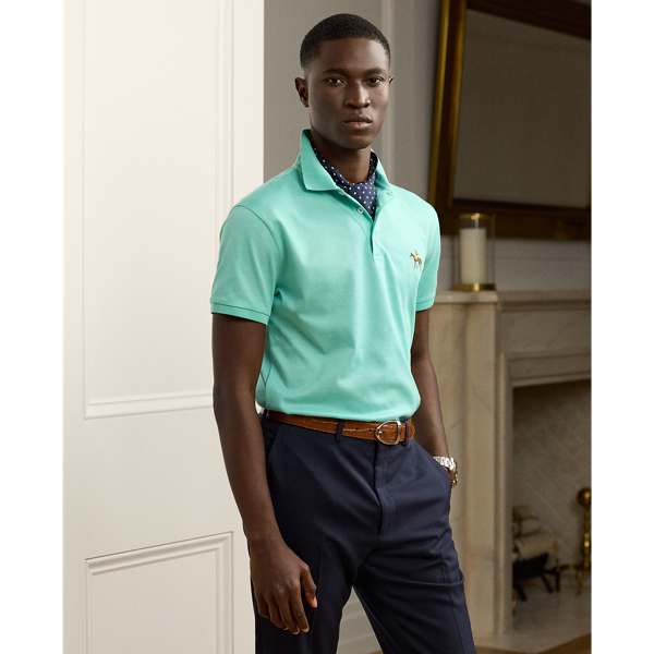 Business casual men polo shirt online