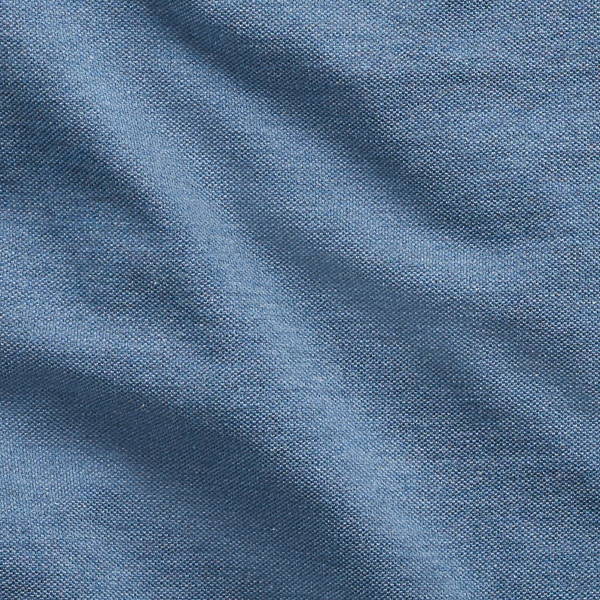 Blue Heather Washed Piqu&eacute; Shirt Purple Label 7