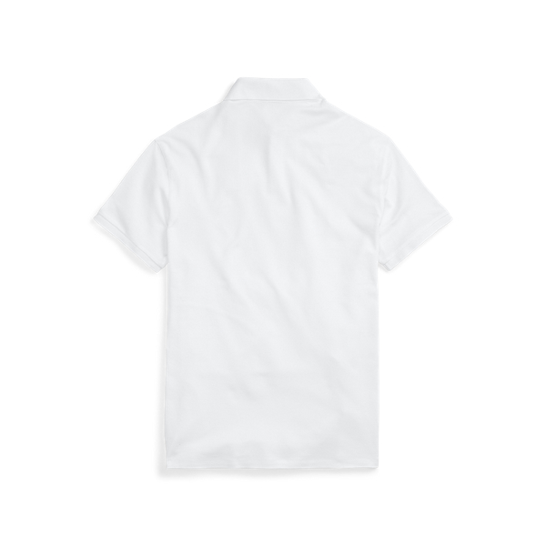 Classic White RLX Zip-Placket Stretch Polo Purple Label 4